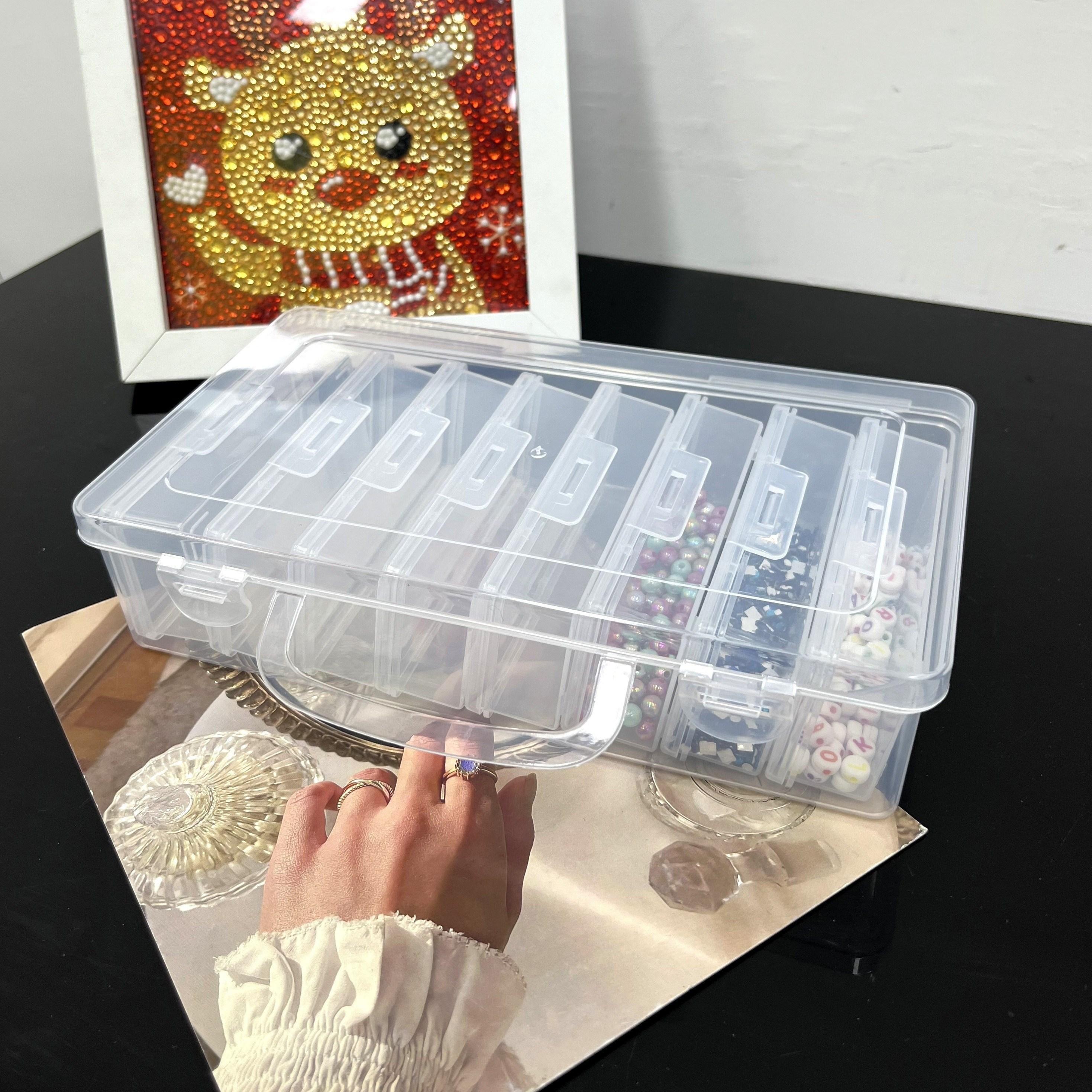 Stationery Office Supply Store - Transparent Plastic Storage Box Set —