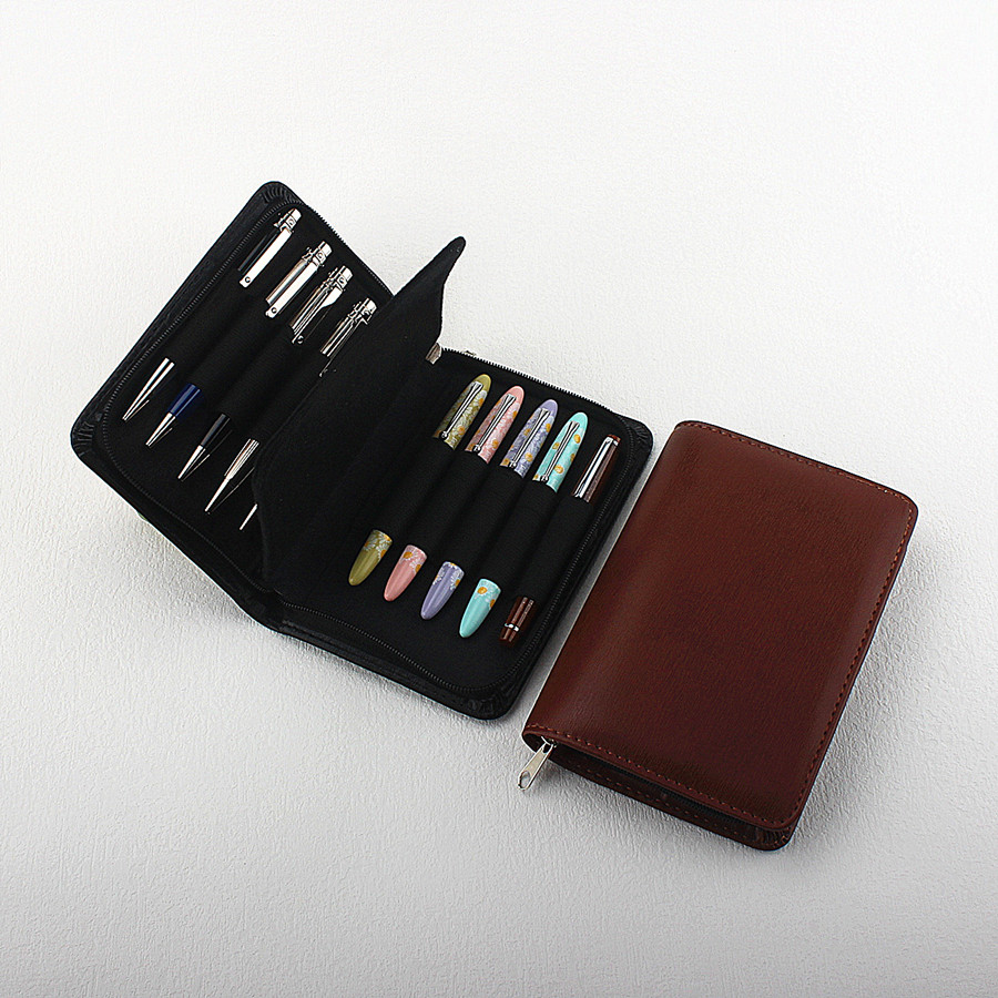 Pen Pouch Roll - Fountain Pen Display 10 Slots Holder