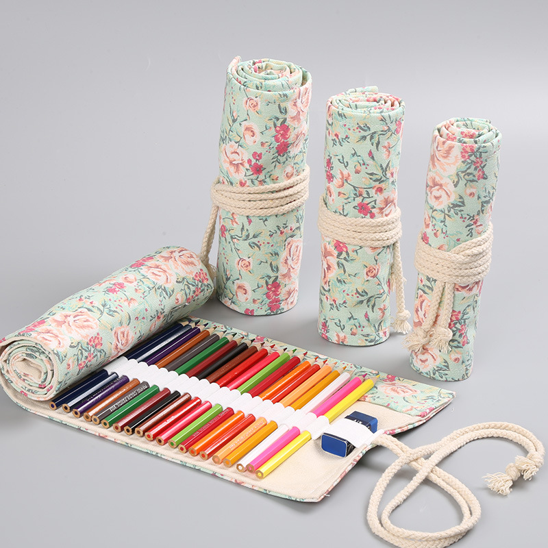 12/24/36/48/72 Holes Floral Ca – Pen Pouch Roll Bewertung und Preis