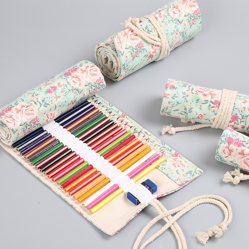 12/24/36/48/72 Holes Floral Ca – Pen Pouch Roll Bewertung und Preis
