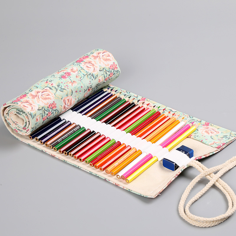 12/24/36/48/72 Holes Floral Ca – Pen Pouch Roll Bewertung und Preis