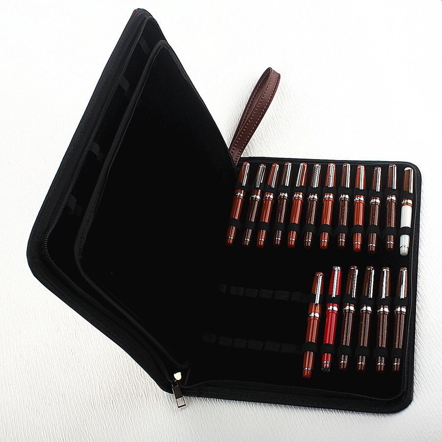 10 24 36 48 Pens PU Leather Wa – Pen Pouch Roll Bewertung und Preis