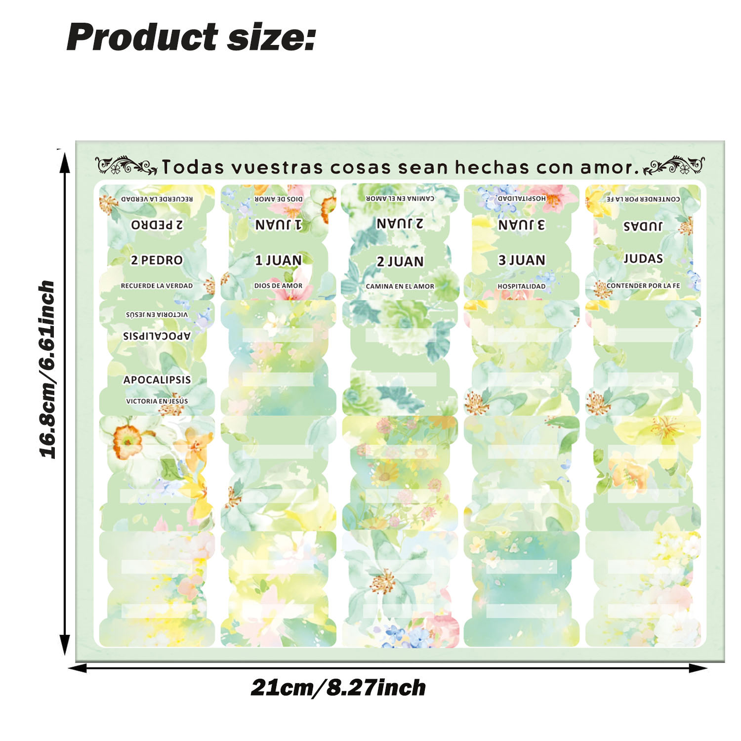 80pcs Spanish Bible Tabs-Soul  – Index Tab Divider Bewertung und Preis