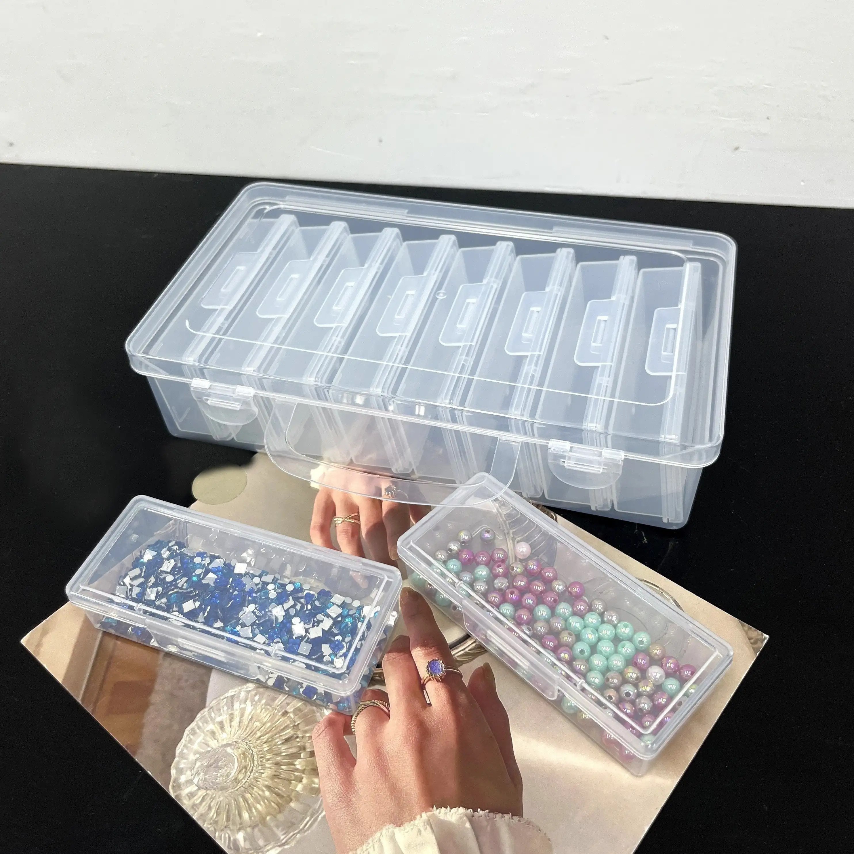 Transparent Plastic Storage Bo – Stationery Office Supply Store Bewertung und Preis