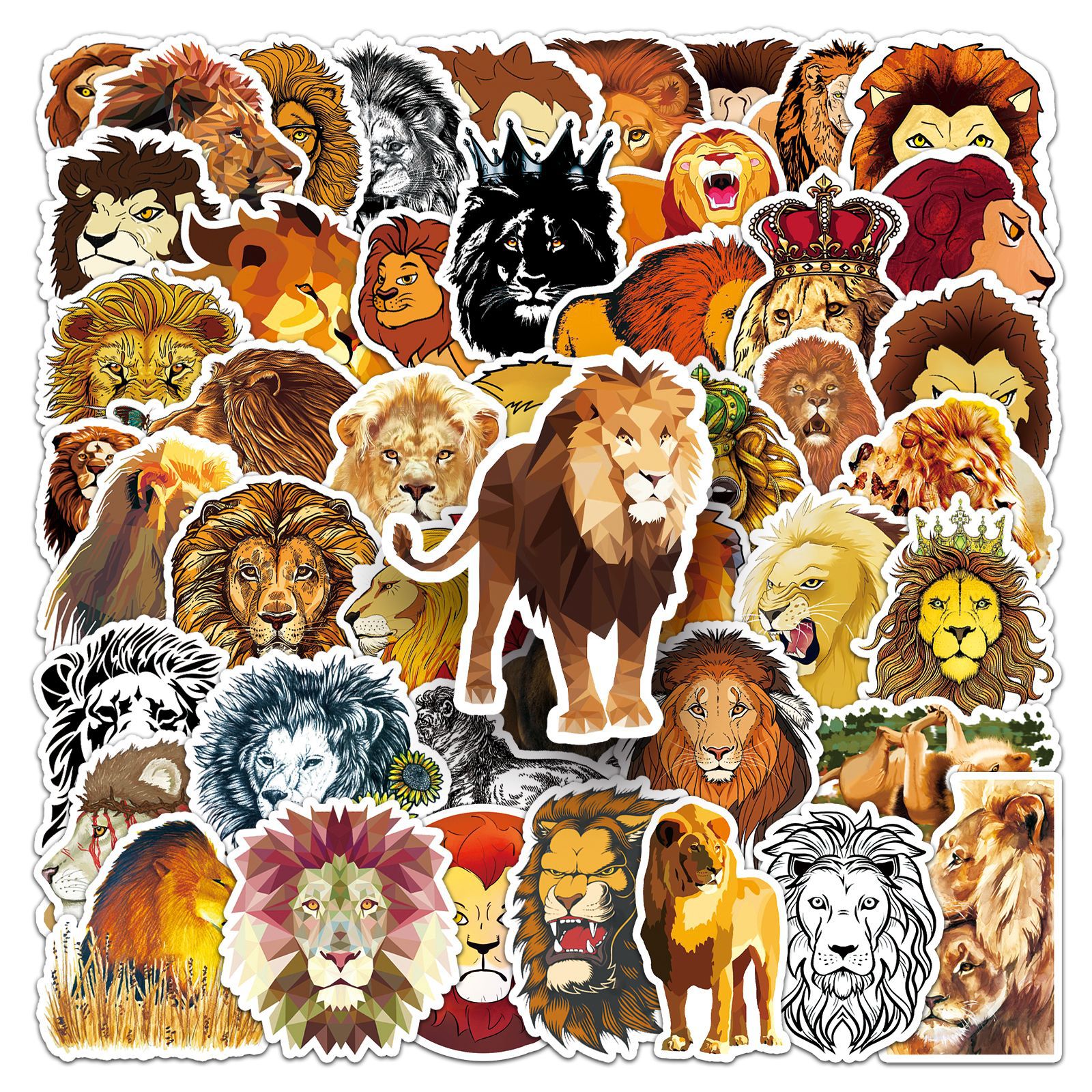 50-Pack Lion Graffiti Stickers – Lion Stationery & Office Supply(Kunshan)Co.Ltd Bewertung und Preis