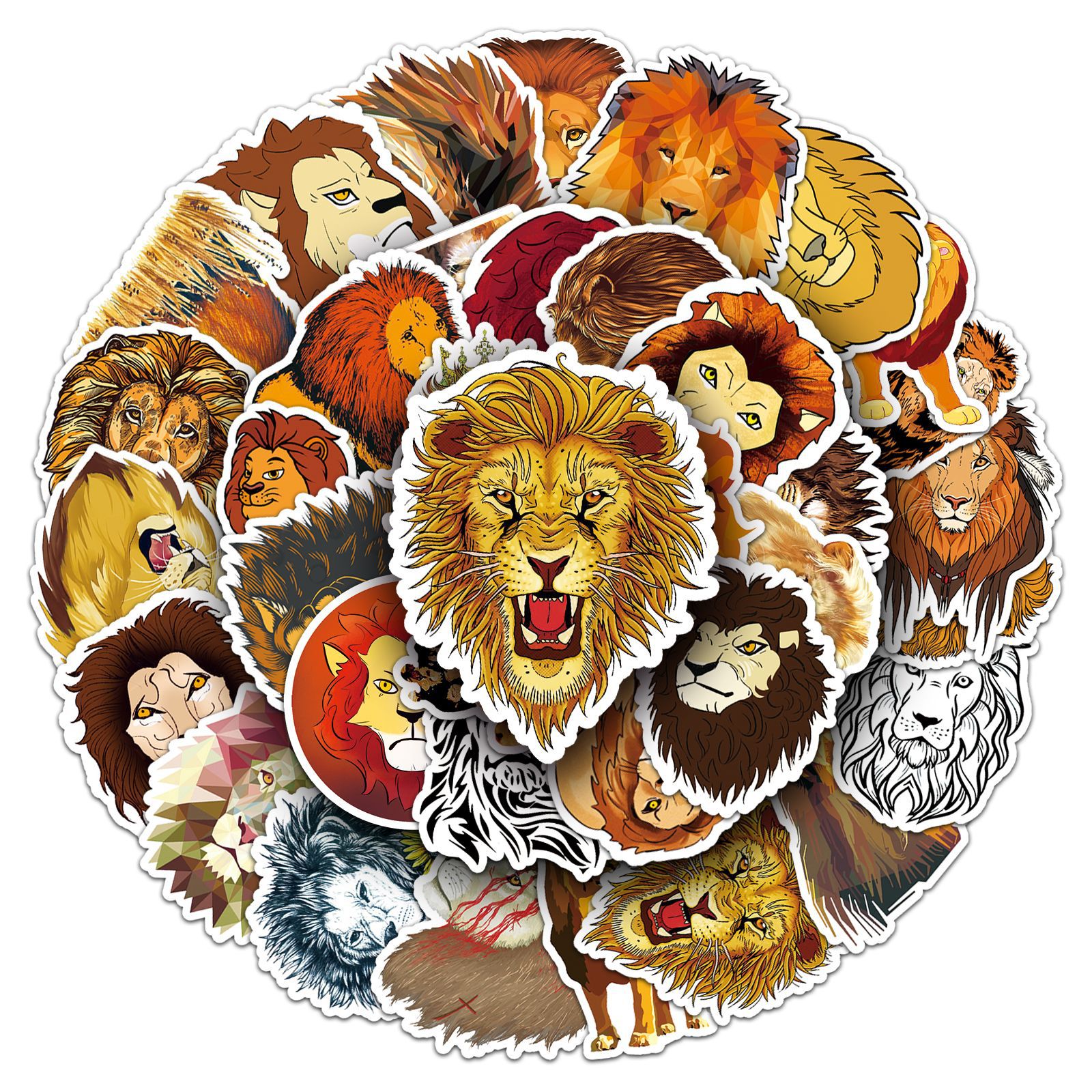 50-Pack Lion Graffiti Stickers – Lion Stationery & Office Supply(Kunshan)Co.Ltd Bewertung und Preis