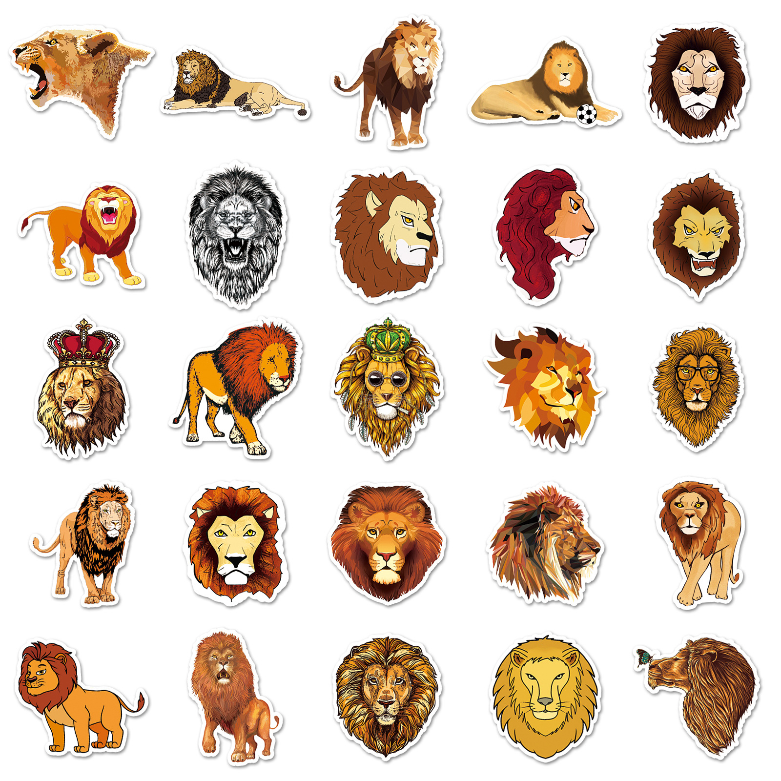 50-Pack Lion Graffiti Stickers – Lion Stationery & Office Supply(Kunshan)Co.Ltd Bewertung und Preis