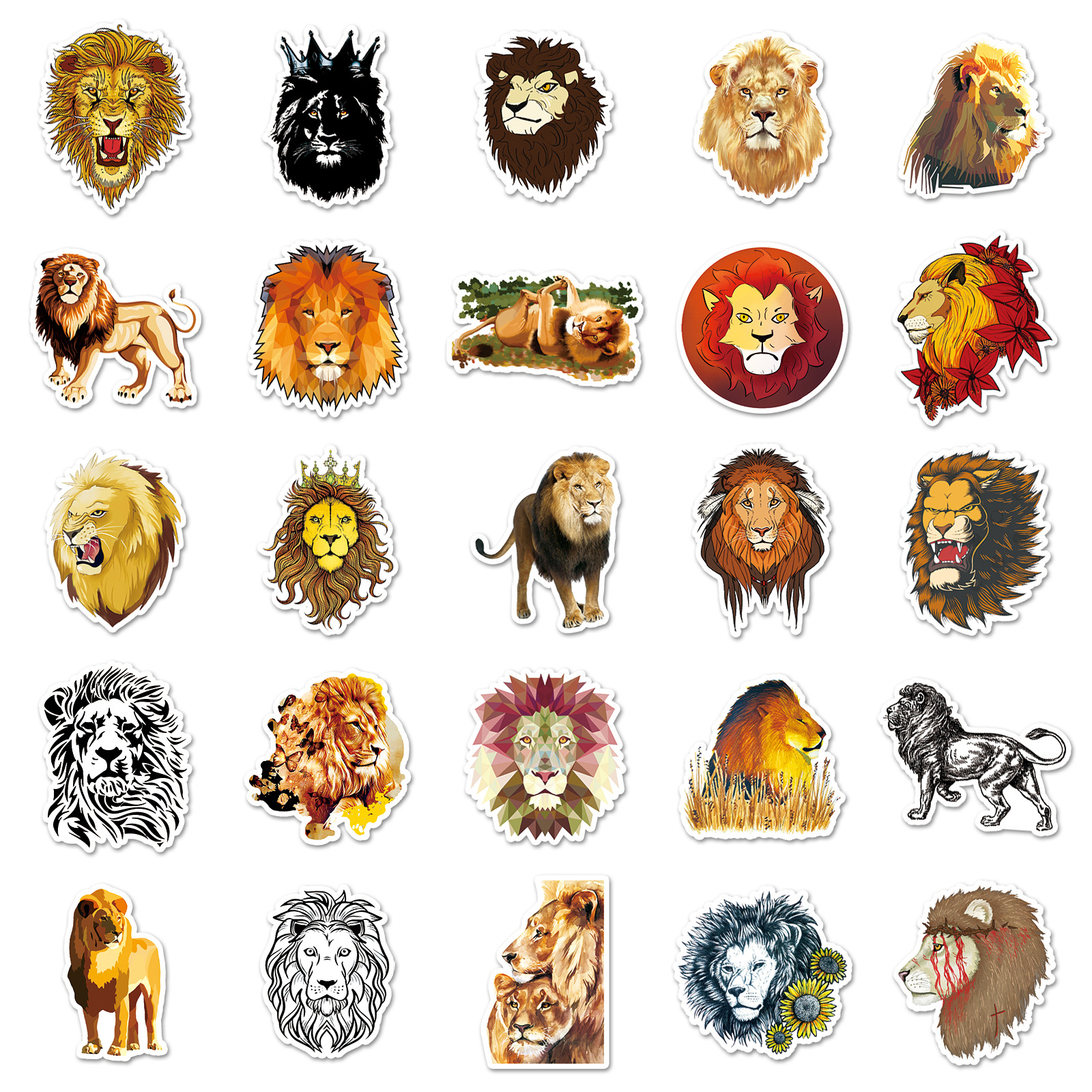 50-Pack Lion Graffiti Stickers – Lion Stationery & Office Supply(Kunshan)Co.Ltd Bewertung und Preis
