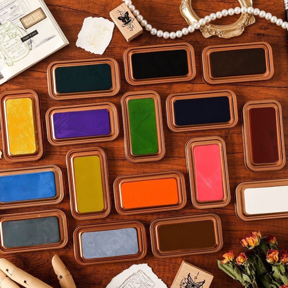 New Colorful Vintage Ink Pad E – Self Inking Stamp Bewertung und Preis
