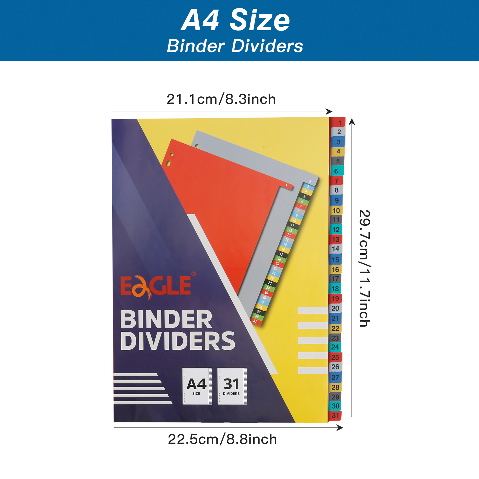EAGLE A4 Binder Index Divider  – Index Tab Divider Bewertung und Preis
