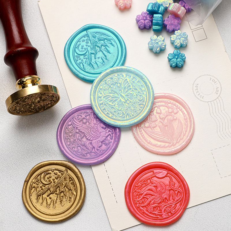 90pcs Mixed Color Glitter Saku – Wax Seal Stamp Kit Bewertung und Preis