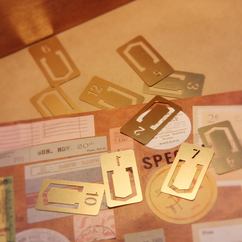 12 Pcs/lot Vintage Copper Book – Stationery Office Supply Store Bewertung und Preis