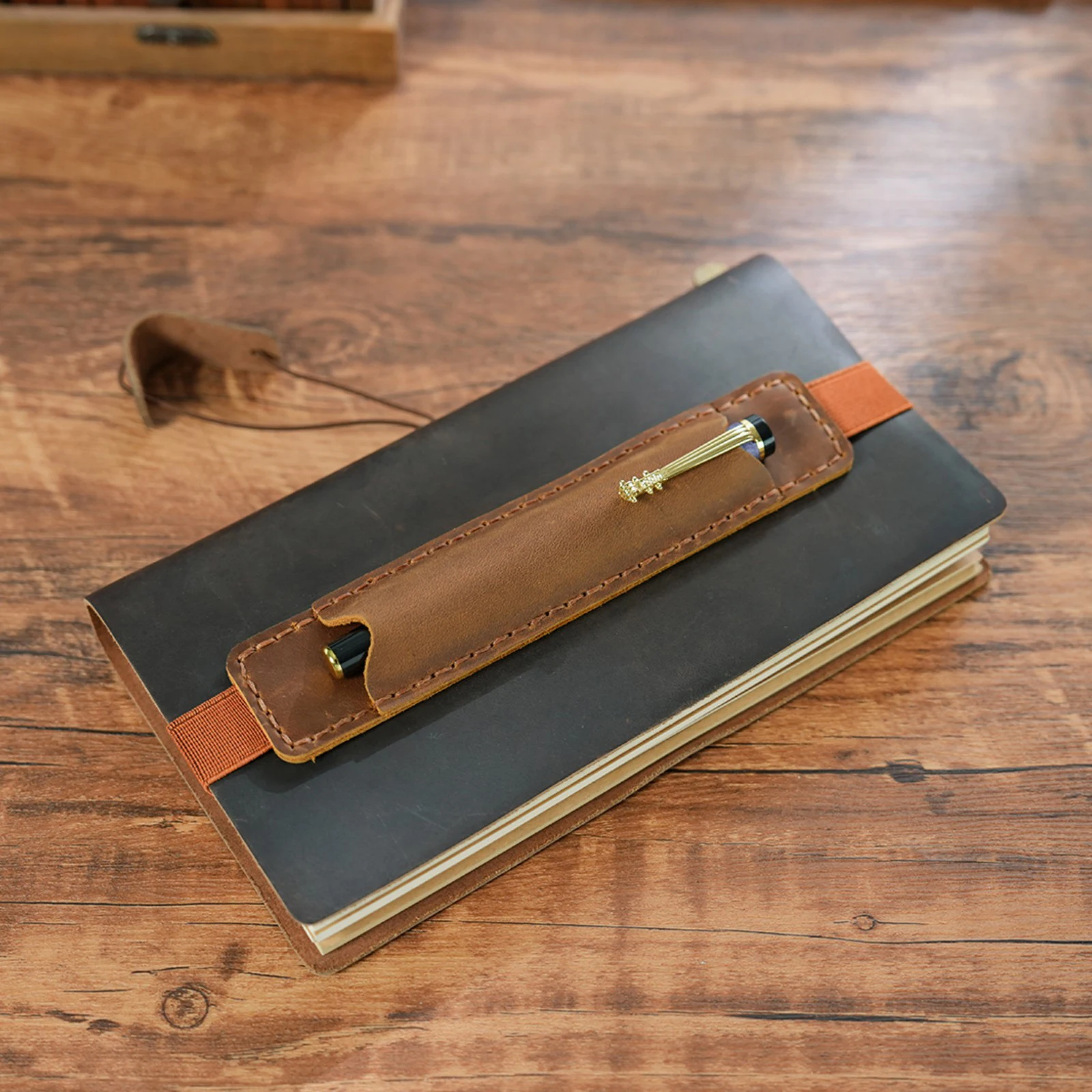 Genuine Leather Pencil Bag wit – Pen Pouch Roll Bewertung und Preis