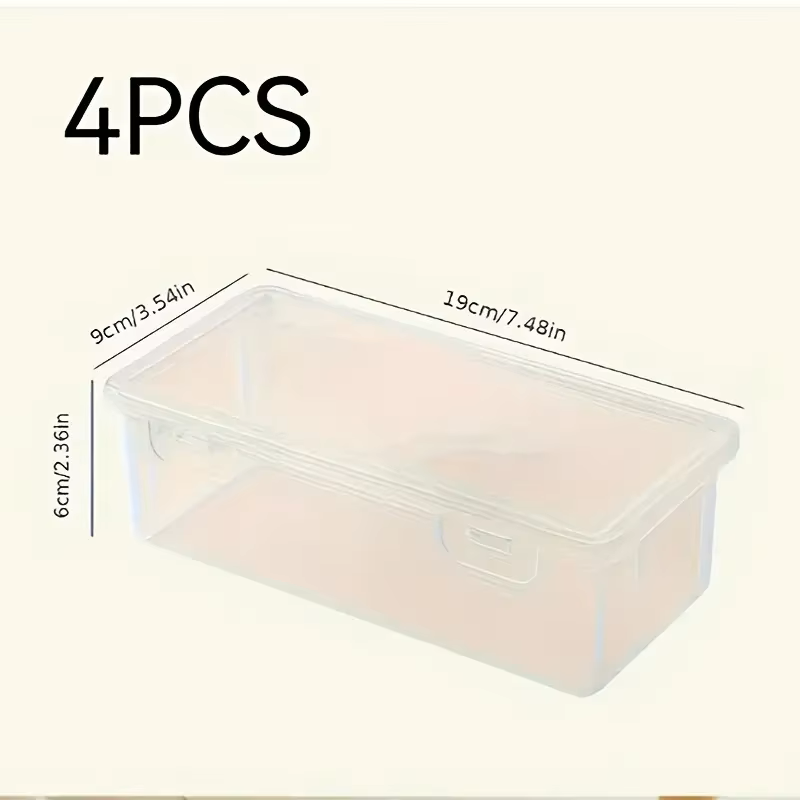 4 large transparent PP storage – Stationery Office Supply Store Bewertung und Preis