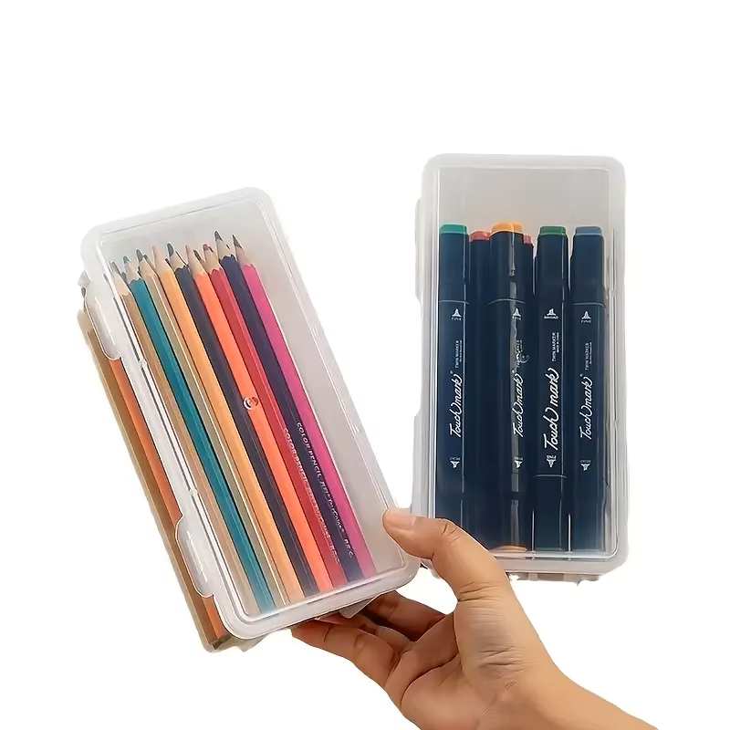 4 large transparent PP storage – Stationery Office Supply Store Bewertung und Preis