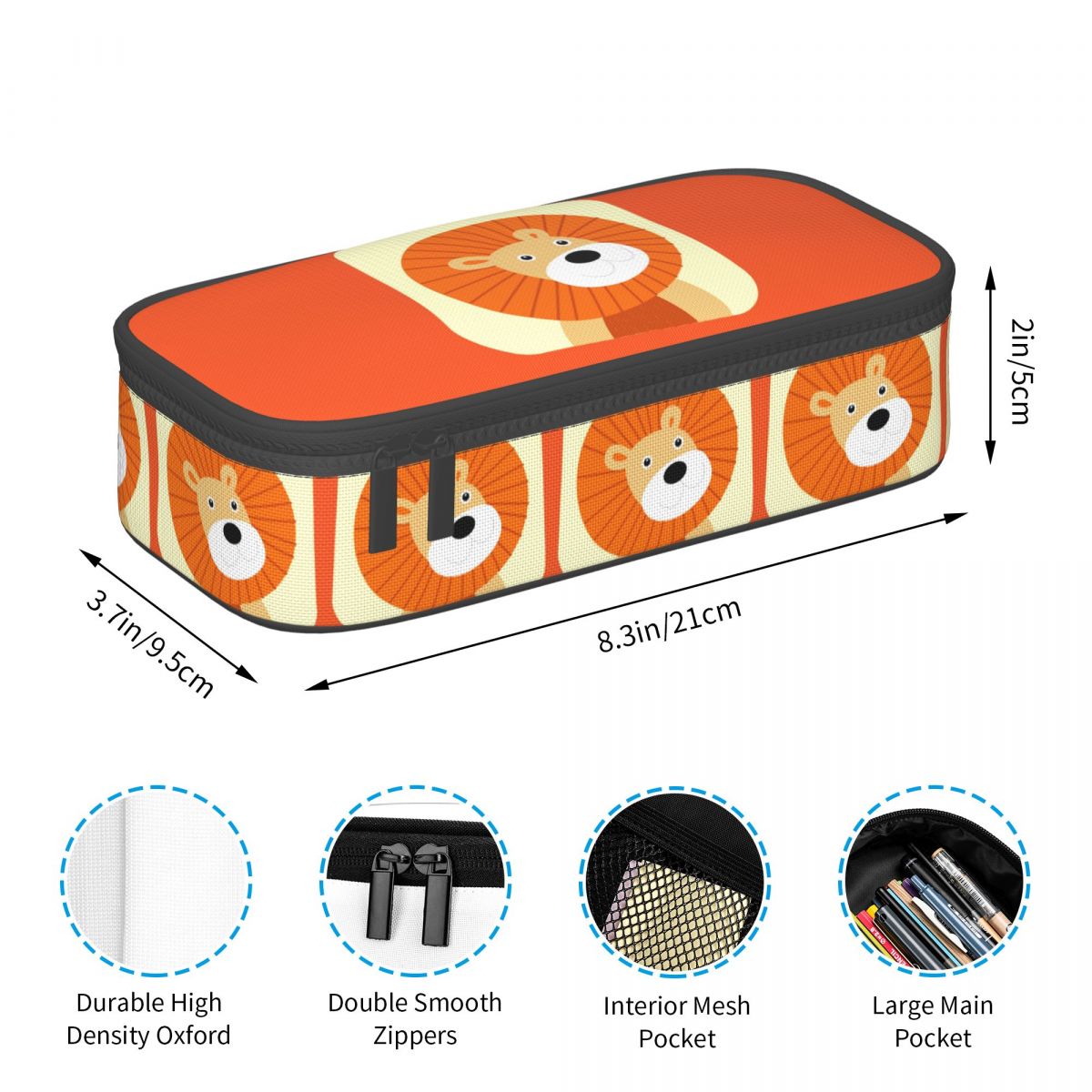 Cute Lion Cartoon Pencil Case  – Lion Stationery & Office Supply(Kunshan)Co.Ltd Bewertung und Preis
