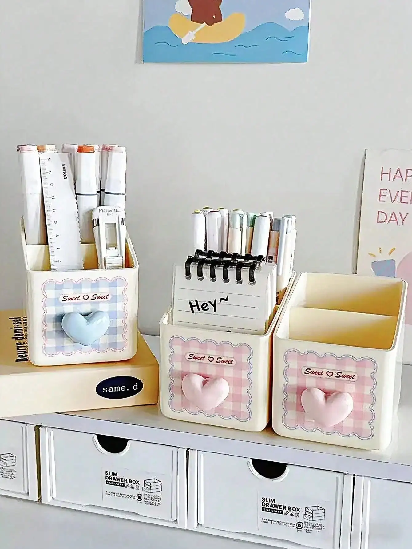 1pc Desktop Stationery Storage – Stationery Office And School Supply Stores Bewertung und Preis