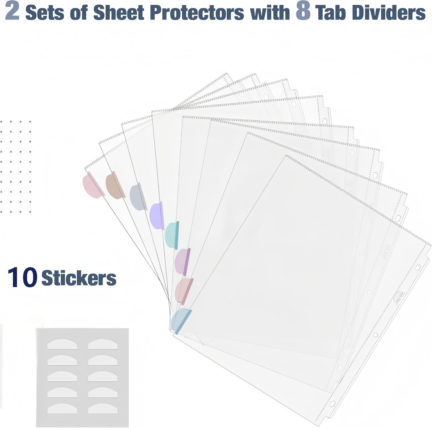 A4 Clear Sheet Protectors with – Index Tab Divider Bewertung und Preis