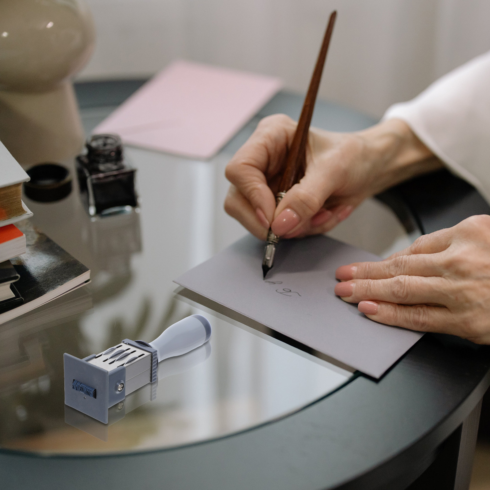 Self-Inking Handheld Date Stam – Self Inking Stamp Bewertung und Preis