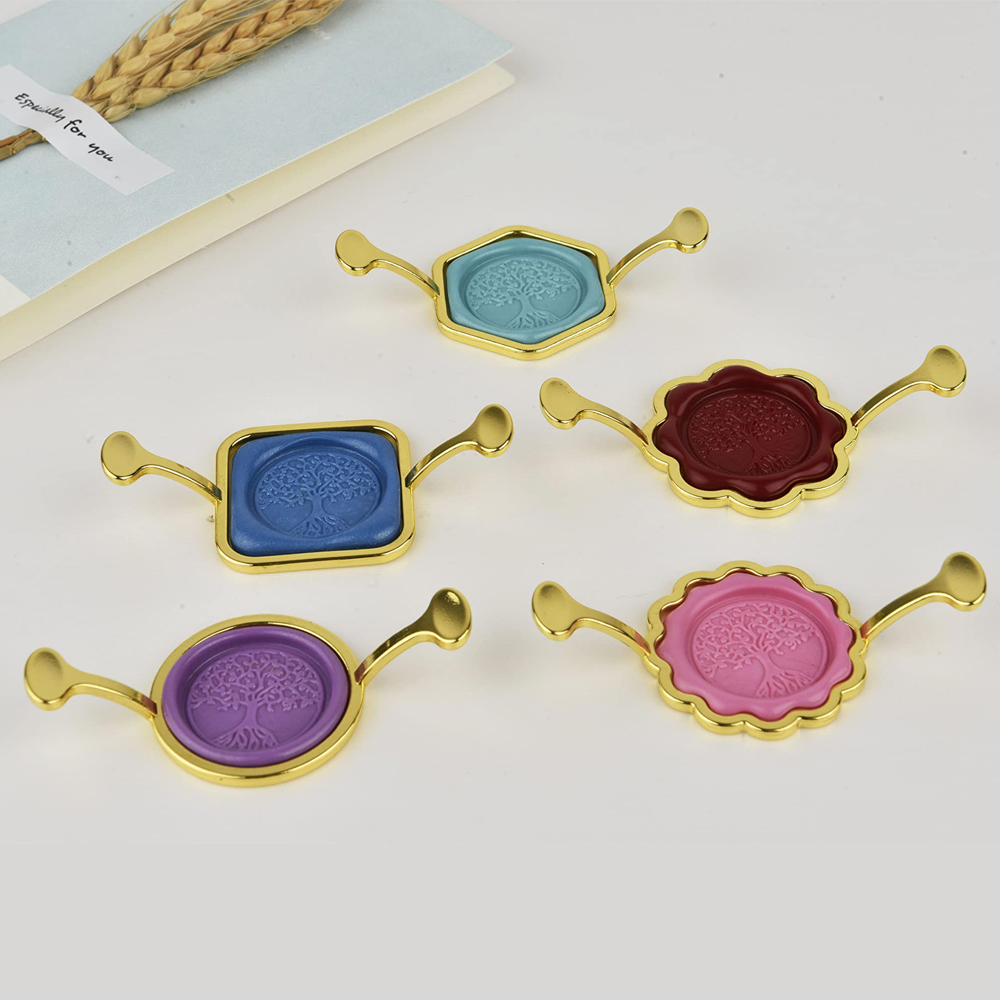 5-Pack Hexagon Square Metal Wa – Wax Seal Stamp Kit Bewertung und Preis