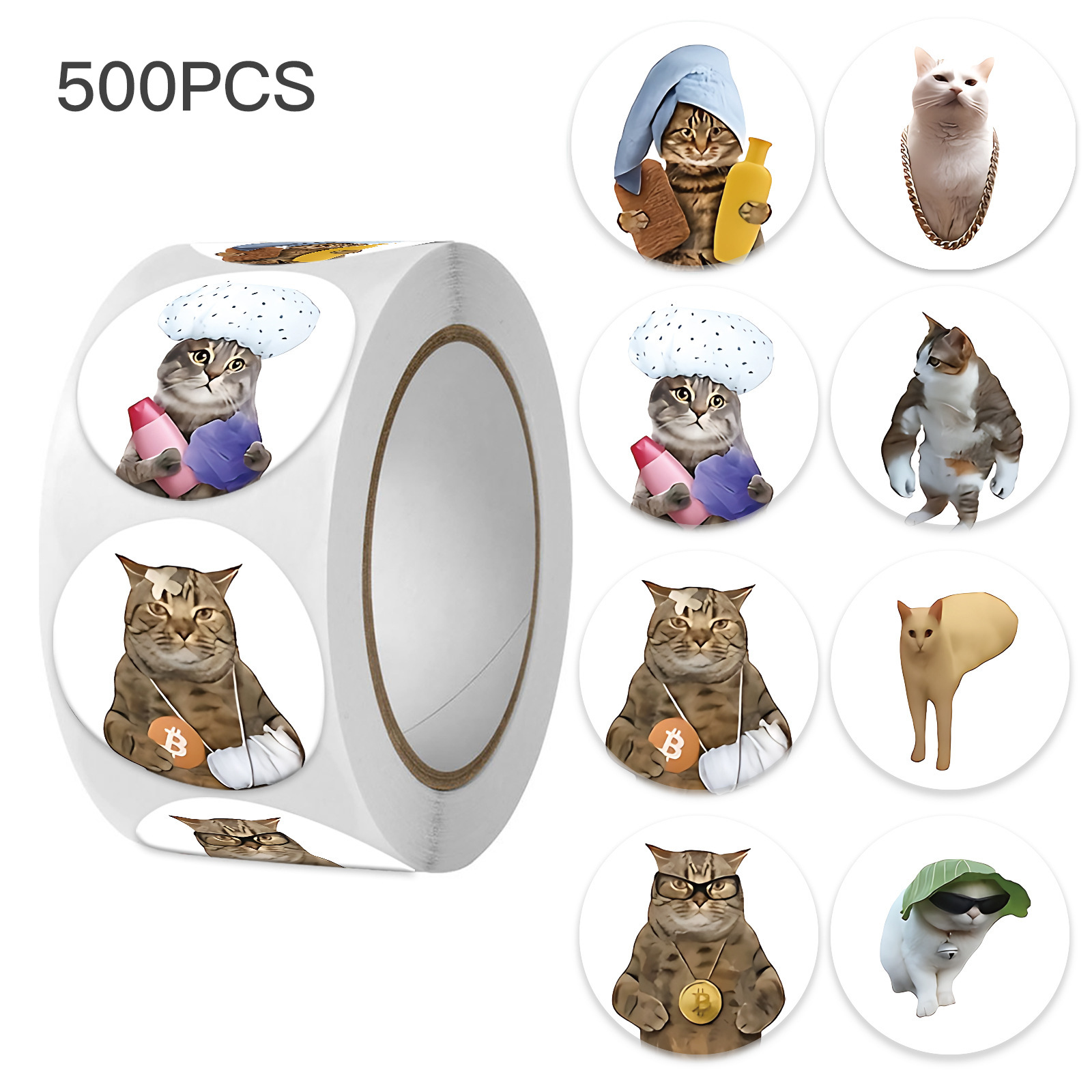 100-500pcs Funny Cat Graffiti  – Memo Pad Sticky Bewertung und Preis