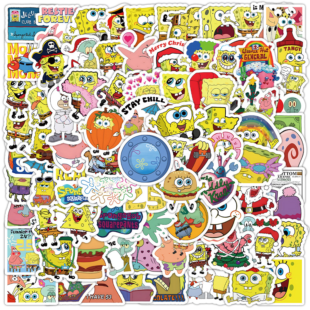 100pcs Kawaii SpongeBob Cartoo – Memo Pad Sticky Bewertung und Preis