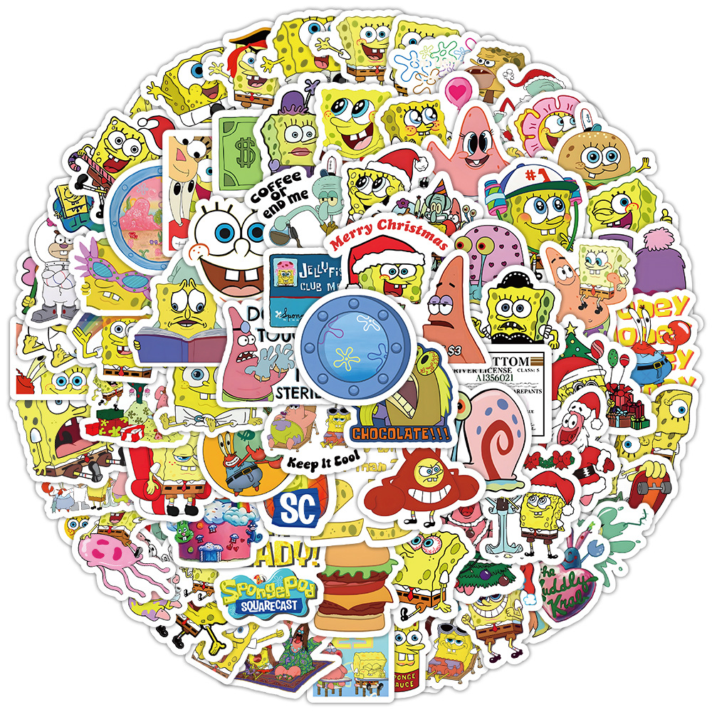 100pcs Kawaii SpongeBob Cartoo – Memo Pad Sticky Bewertung und Preis