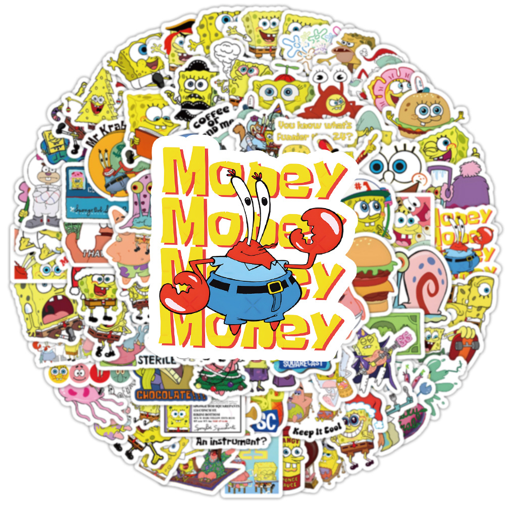 100pcs Kawaii SpongeBob Cartoo – Memo Pad Sticky Bewertung und Preis