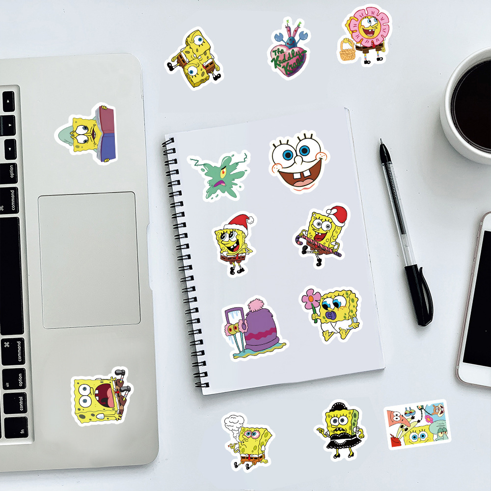 100pcs Kawaii SpongeBob Cartoo – Memo Pad Sticky Bewertung und Preis