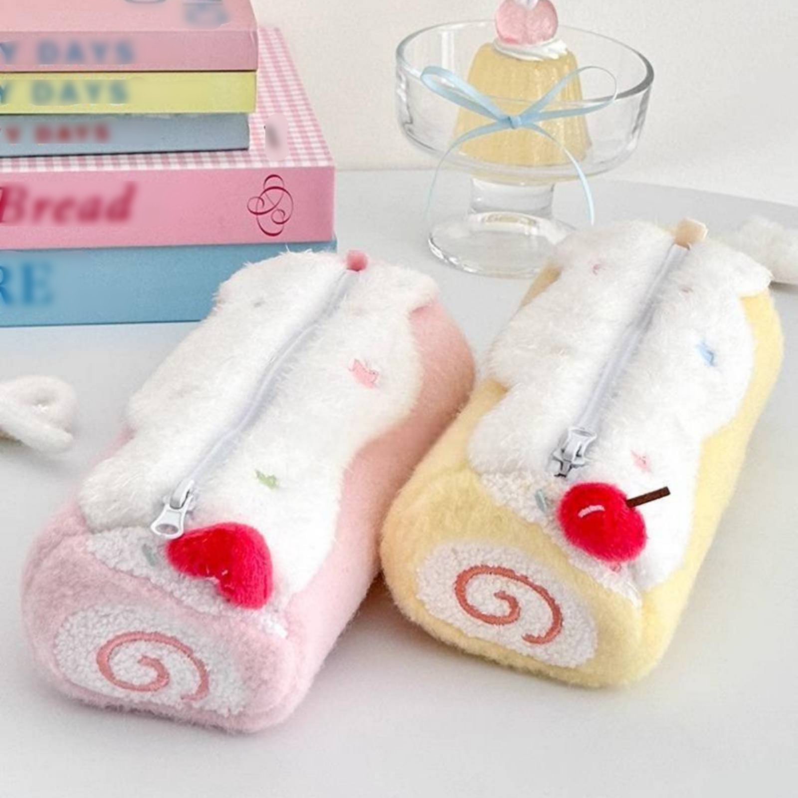 Cake Roll Pen Case Cute Design – Pen Pouch Roll Bewertung und Preis