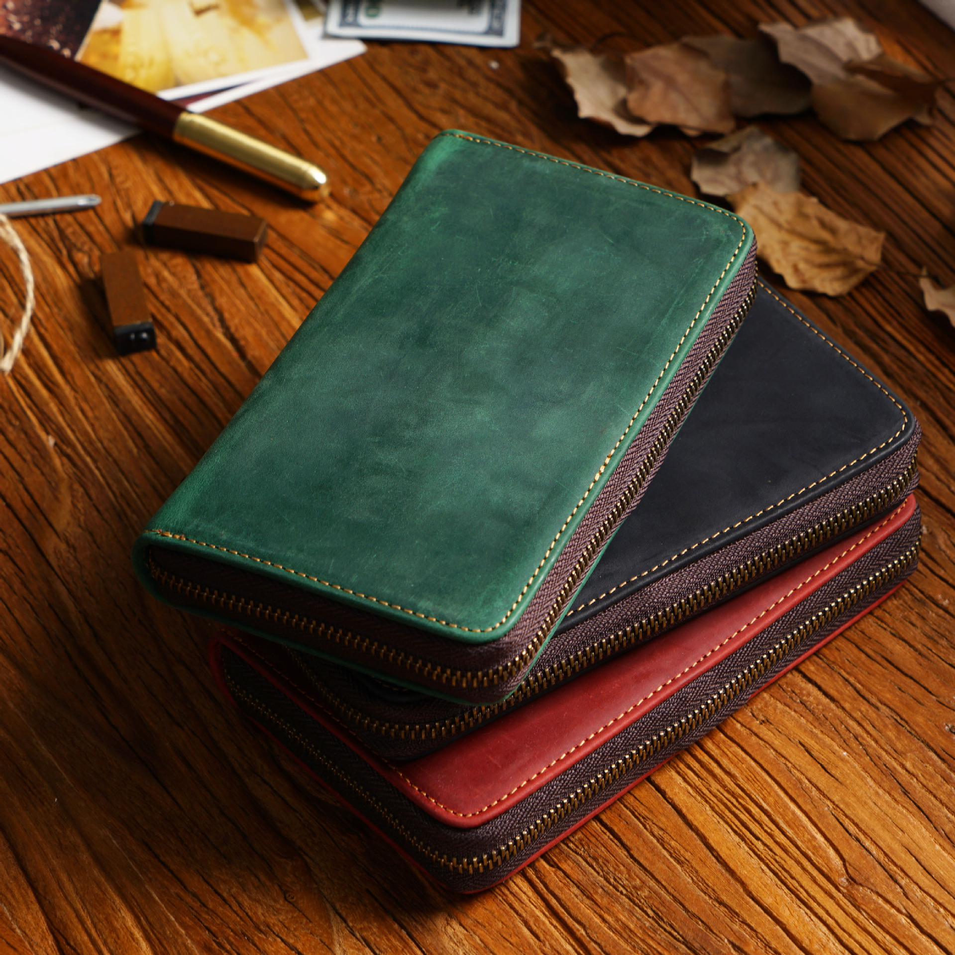 AIGUONIU Full Grain Leather Pe – Pen Pouch Roll Bewertung und Preis