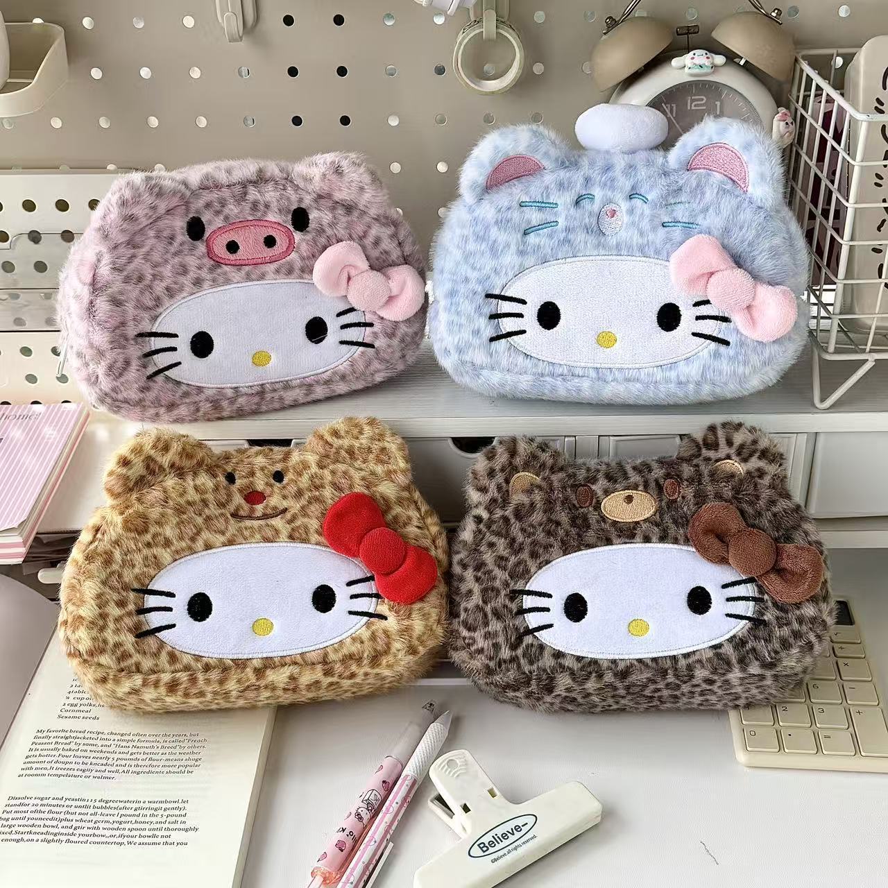 New Sanrio's Leopard Print Hel – Pencil Case Large Bewertung und Preis