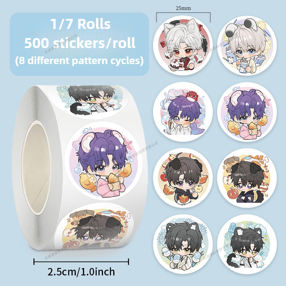 500Pcs Roll Kawaii Cartoon Sti – Memo Pad Sticky Bewertung und Preis