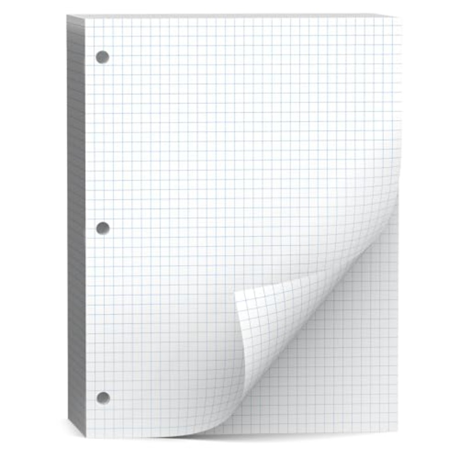 Loose Leaf Graph paper 8 x 10. – Paper Punch 3 Hole Bewertung und Preis