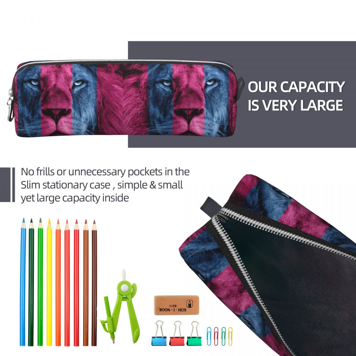 Aston Villa Lion Pencil Cases  – Lion Stationery & Office Supply(Kunshan)Co.Ltd Bewertung und Preis