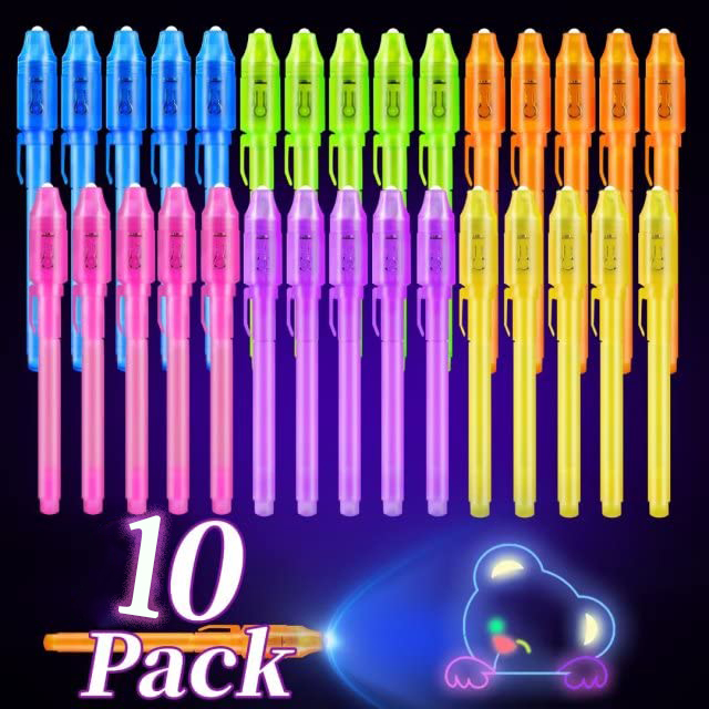 10pcs Invisible Ink Pen Magic  – Highlighter Set Pastel Bewertung und Preis