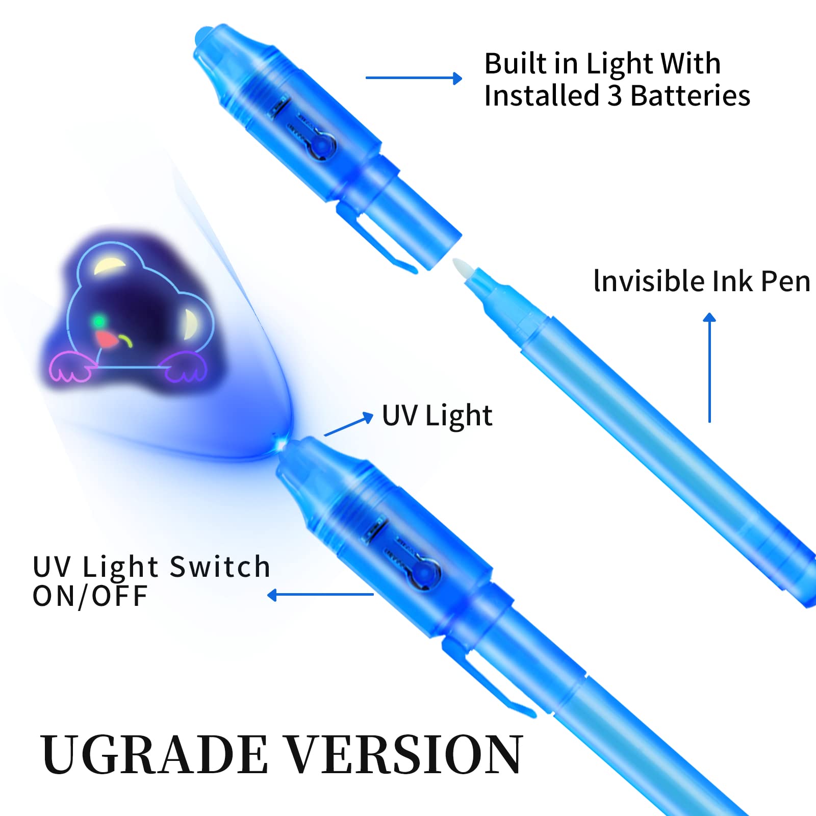 10pcs Invisible Ink Pen Magic  – Highlighter Set Pastel Bewertung und Preis