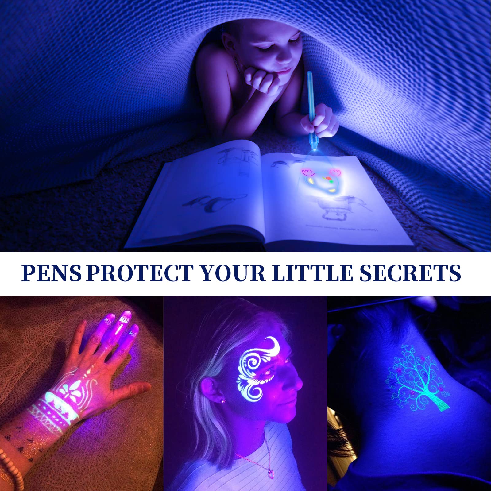 10pcs Invisible Ink Pen Magic  – Highlighter Set Pastel Bewertung und Preis