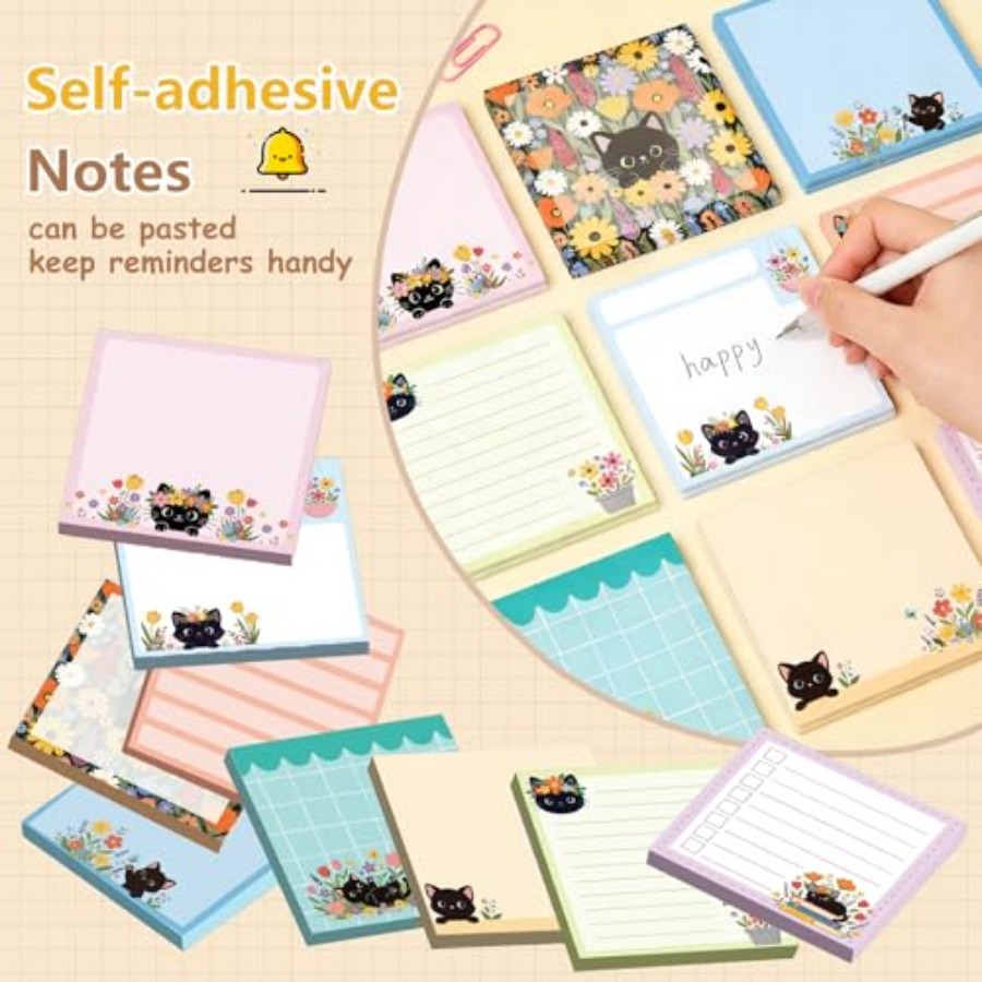 9pcs 540 Sheets Cute Sticky No – Memo Pad Sticky Bewertung und Preis