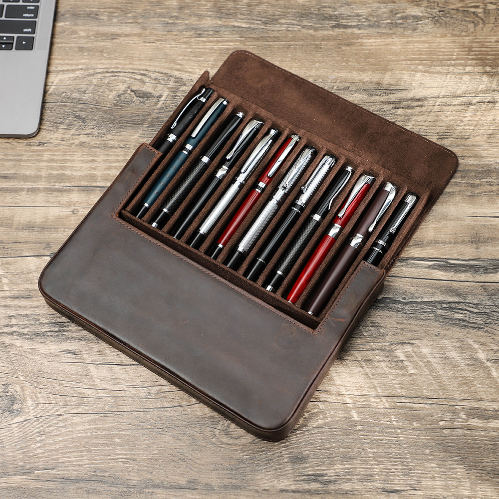Luxury Genuine Leather 12 Slot – Pen Pouch Roll Bewertung und Preis