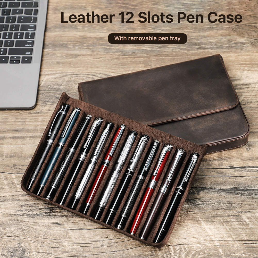 Luxury Genuine Leather 12 Slot – Pen Pouch Roll Bewertung und Preis