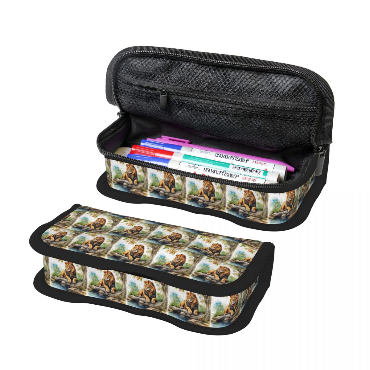 A Lion In A Forest Pencil Case – Lion Stationery & Office Supply(Kunshan)Co.Ltd Bewertung und Preis
