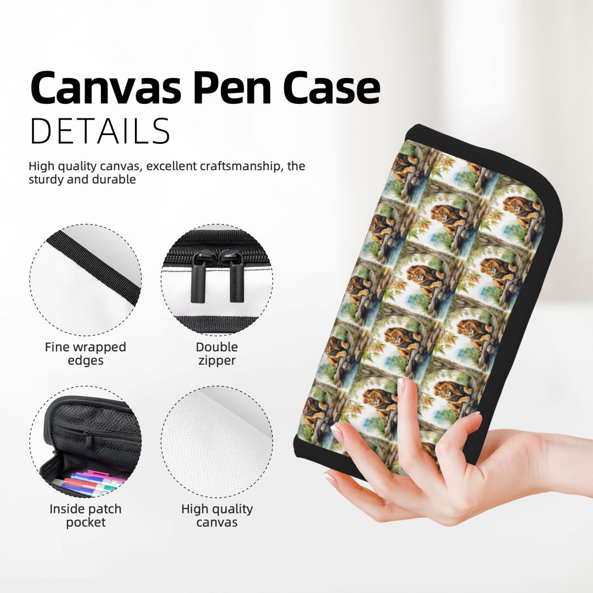 A Lion In A Forest Pencil Case – Lion Stationery & Office Supply(Kunshan)Co.Ltd Bewertung und Preis