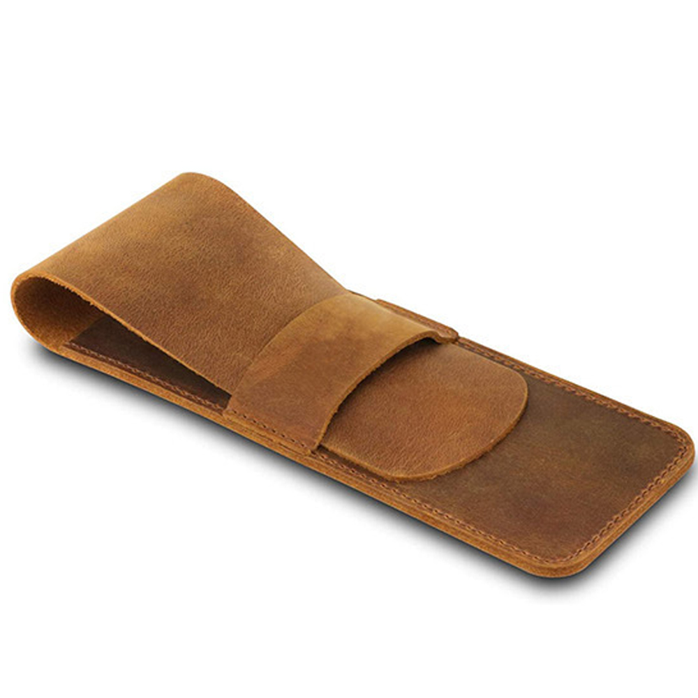 Retro Genuine Leather Pen Slee – Pen Pouch Roll Bewertung und Preis