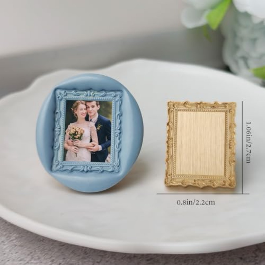Frame Wax Seal Stamp, 3D Embos – Wax Seal Stamp Kit Bewertung und Preis
