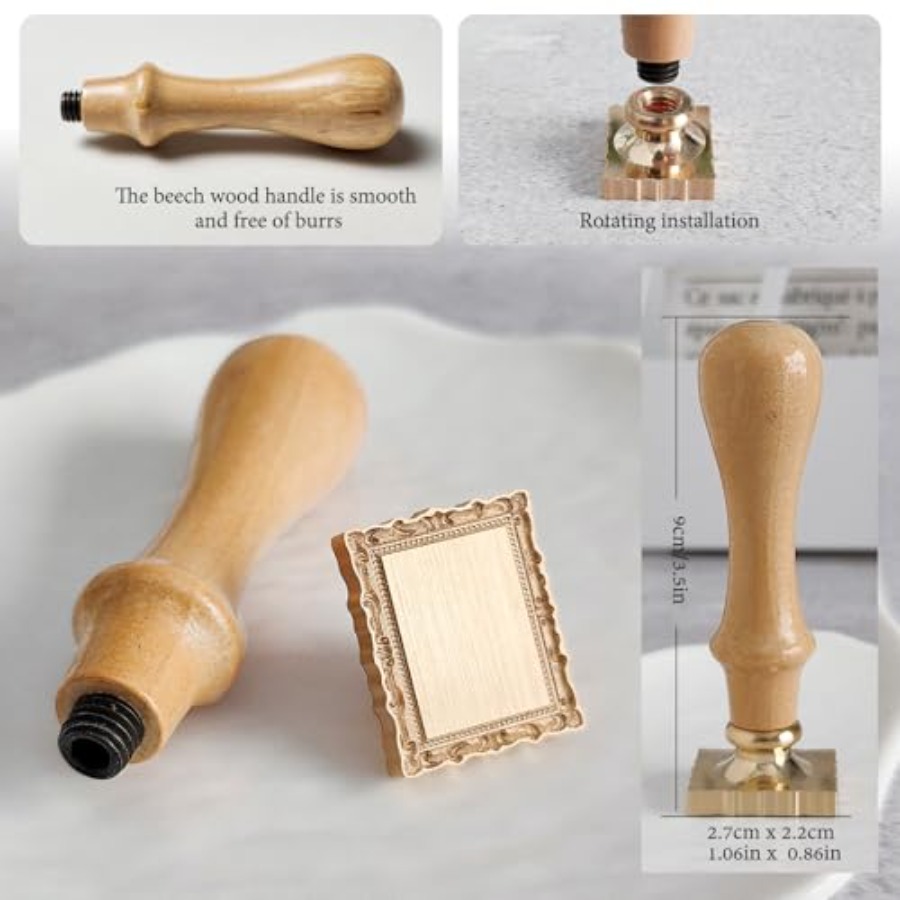 Frame Wax Seal Stamp, 3D Embos – Wax Seal Stamp Kit Bewertung und Preis