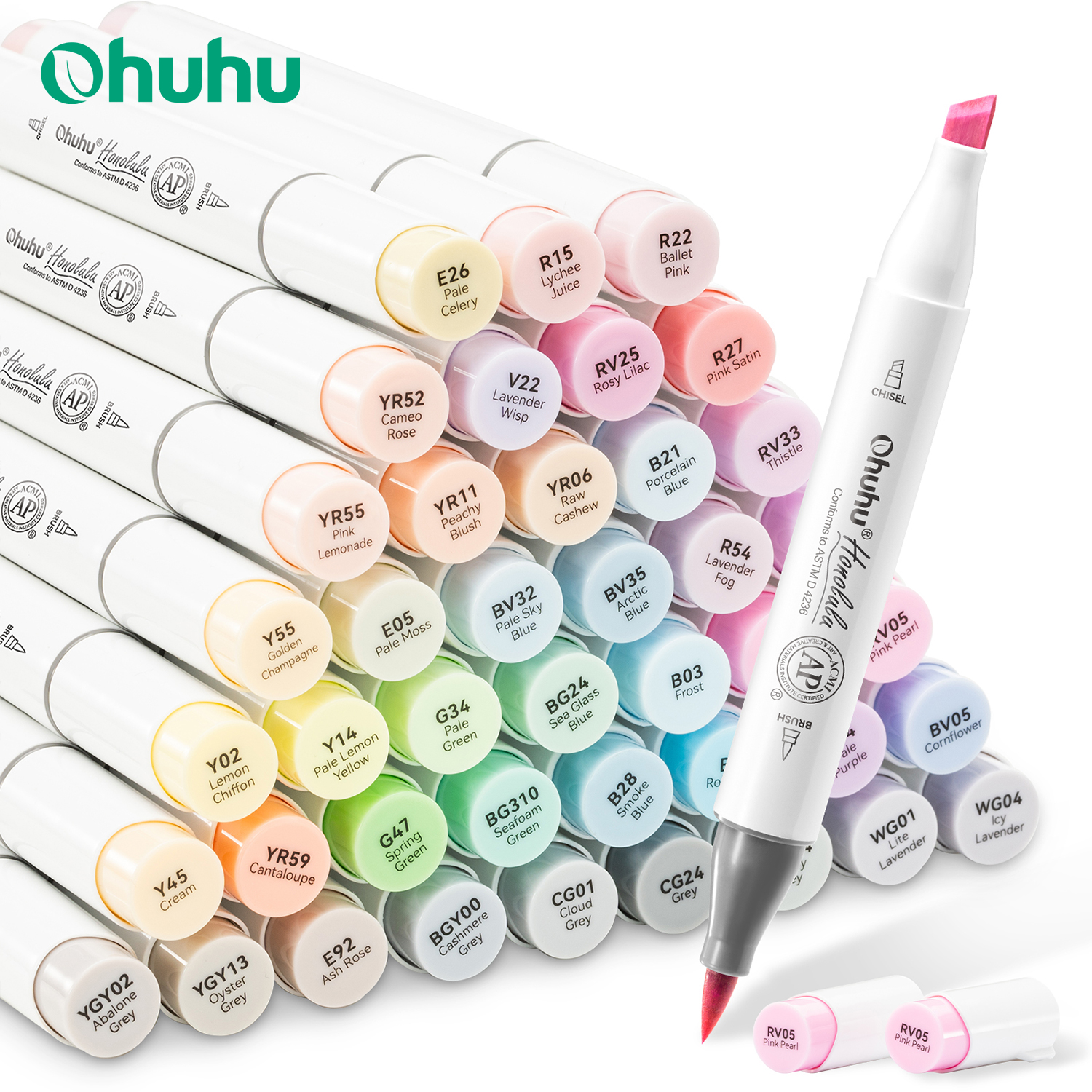 Ohuhu Honolulu 48 Pastel Color – Highlighter Set Pastel Bewertung und Preis