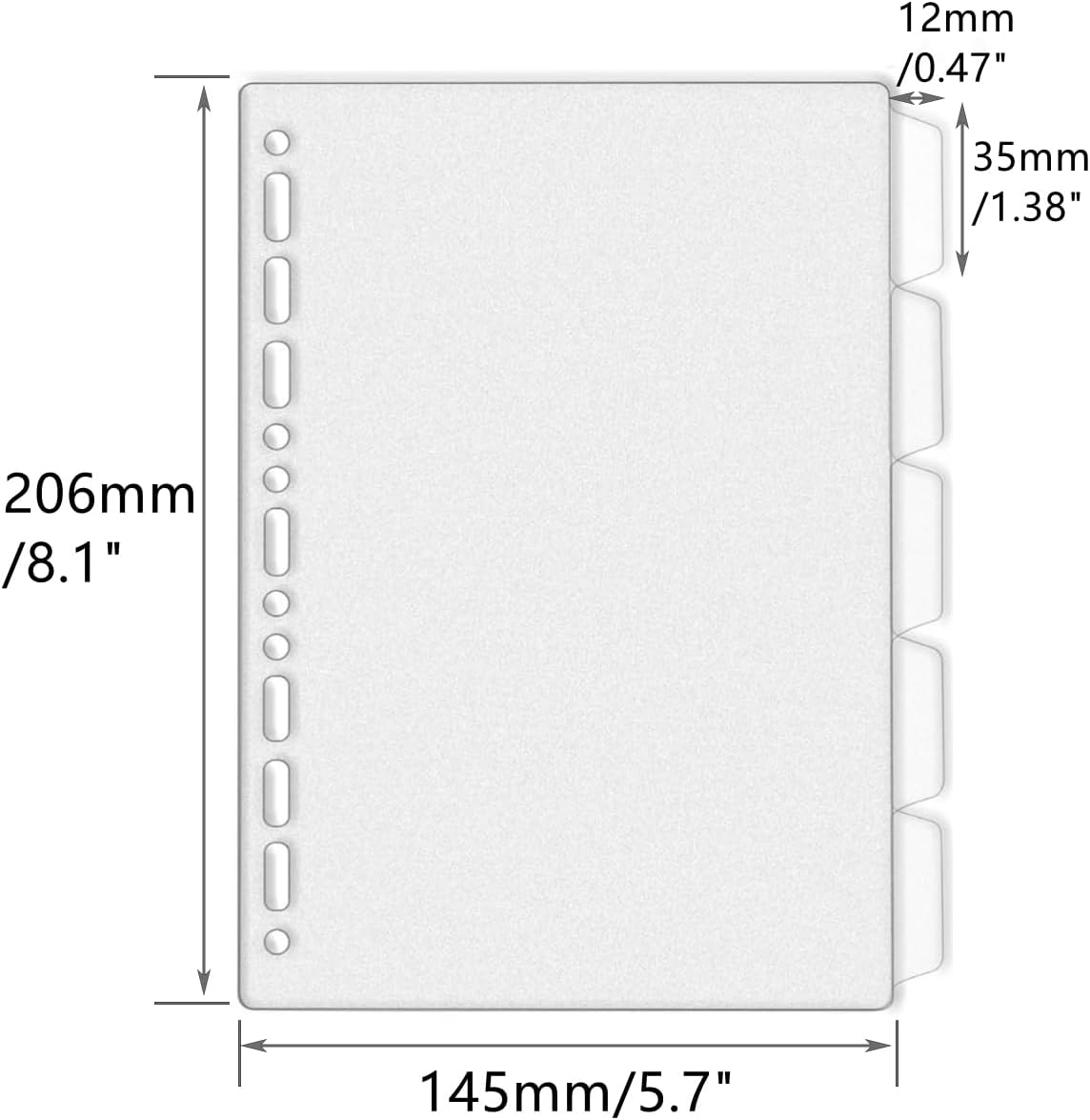 A4 A5 B5 Binder Dividers Gener – Index Tab Divider Bewertung und Preis