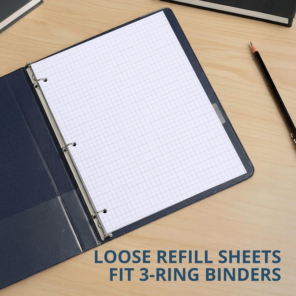 11x8.5 Graph Paper, 4x4 Grid,  – Paper Punch 3 Hole Bewertung und Preis