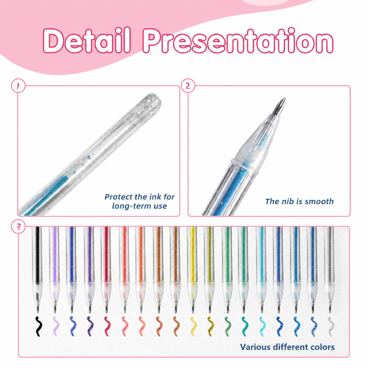 8-60 Colors Glitter Gel Pen Se – Highlighter Set Pastel Bewertung und Preis